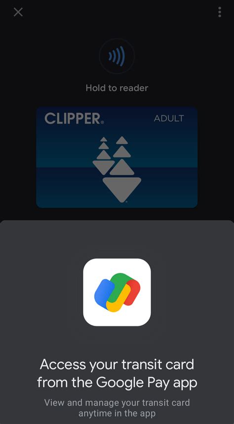 google app nfc clipper card reader|clipper lost card Google pay.